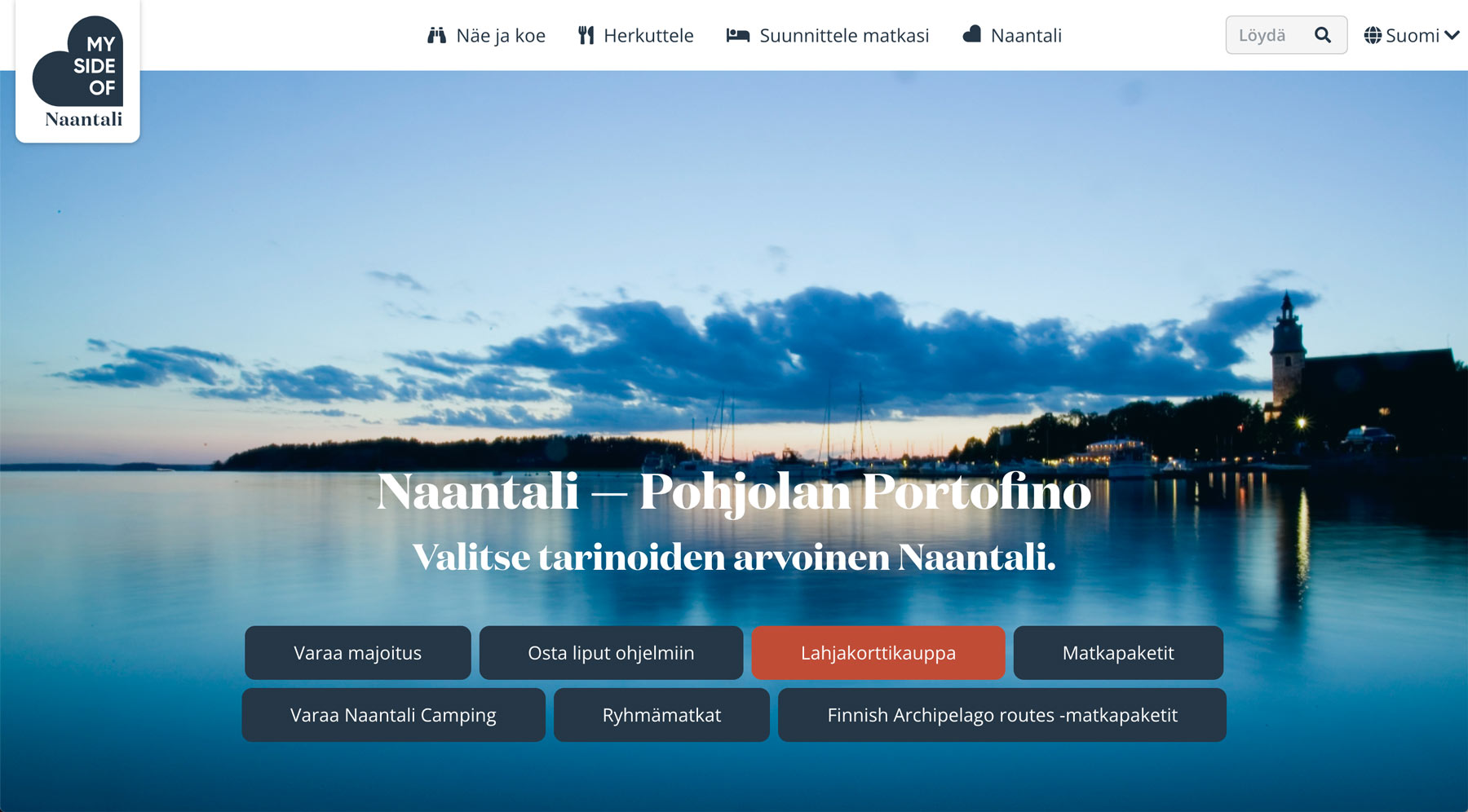 Visit Naantali -desktop
